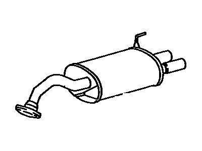 1993 Toyota Paseo Exhaust Pipe - 17430-11610