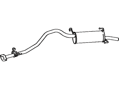 Toyota 17405-73122 Exhaust Pipe Sub-Assembly