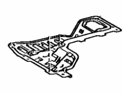 Toyota 58407-28050 Cover Assembly, Engine Service Hole