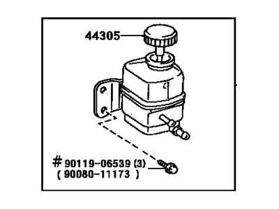 Toyota 44360-08010 Reservoir Assy, Vane Pump Oil