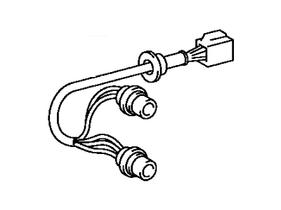 Toyota 81555-08020 Socket & Wire,Rear Combination
