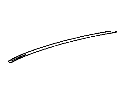 Toyota 75551-08010 Moulding, Roof Drip Side Finish, RH
