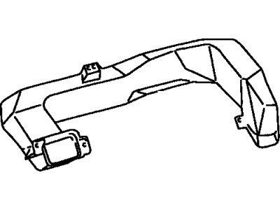 Toyota 55843-08010 Duct, Heater To Register