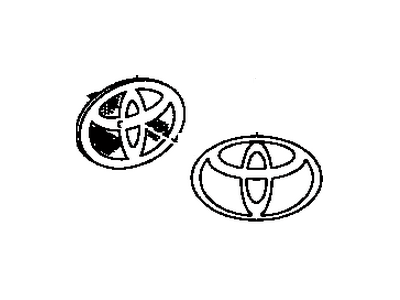 Toyota 75301-52020 Radiator Grille Emblem(Or Front Panel)