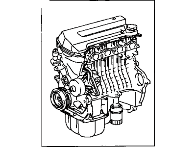 Toyota 19000-0D180 Engine Assembly, Partial