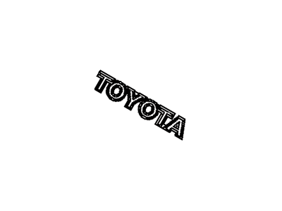 2003 Toyota Corolla Emblem - 75441-02070