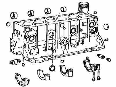 Toyota 11401-69305 Block Sub-Assembly, Cylinder