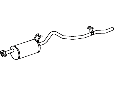Toyota Exhaust Pipe - 17405-61240
