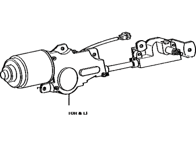 Toyota 85010-90A00 Motor & Link Assembly, Rr WIPER