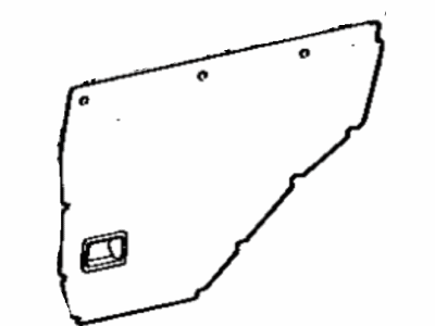 Toyota 67805-90A01 Cover Sub-Assembly, Rear Door Service Hole, RH