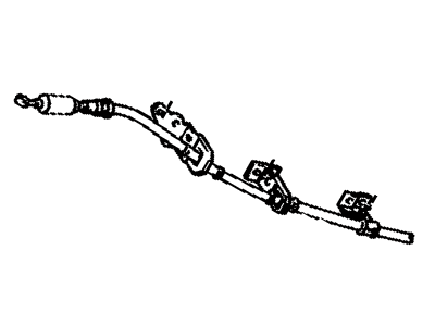 Toyota 42540-60010 Cable Assembly, Differential Lock, Front