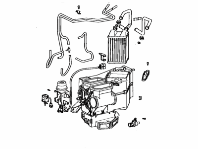 Toyota 87150-22111 Radiator Assembly, Heater
