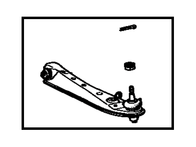Toyota 48069-29045 Front Suspension Control Arm Sub-Assembly Lower Left