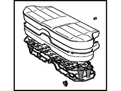 Toyota 71460-22580-06 Cushion Assembly, Rear Seat