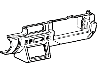 Toyota 55402-22021-02 Pad Sub-Assy, Instrument Panel, Lower RH