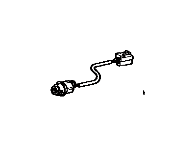 Toyota 81755-14030 Socket & Wire Sub-Assy, Rear Side Marker Lamp