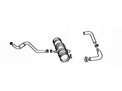 Toyota 17880-20050 Hose Assy, Air Cleaner