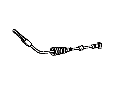 Toyota 46440-33010 Cable Assembly, Parking Brake
