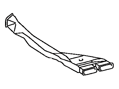 Toyota 87212-02020 Duct, Air, Rear