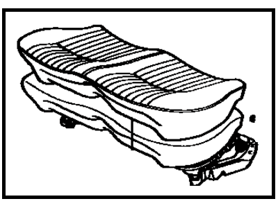 Toyota 71410-20610-05 Cushion Assembly, Front Seat