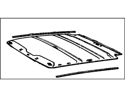 Toyota 63310-21011-15 HEADLINING Assembly, Roof