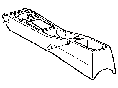 Toyota 58801-22190-04 Console Assembly, Rear