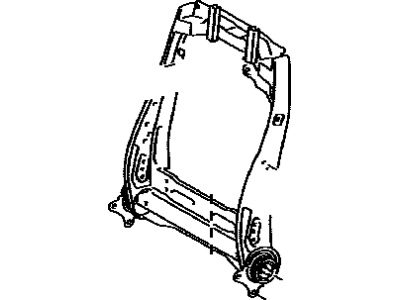 Toyota 71104-07030 Frame Sub-Assembly, Front Seat