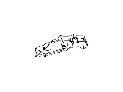 Toyota 57115-02030 Plate, Front Side Member, Outer RH