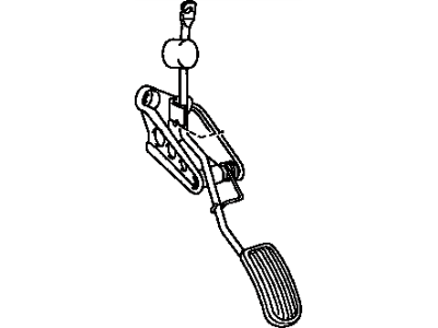 Toyota 78120-89121 Rod Assembly, Accelerator Pedal