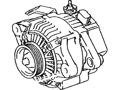 Toyota 27060-0A040-84 Reman Alternator Assembly W/Regulator