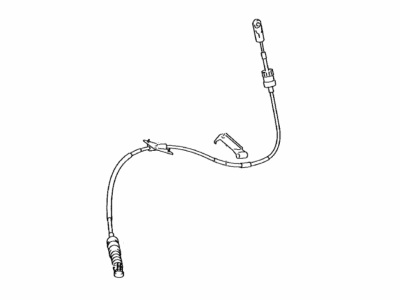 Toyota 33820-08030 Cable Assembly, TRANSMIS