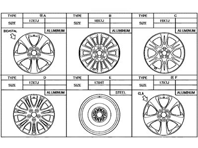 Toyota 42611-08110 Wheel, Disc