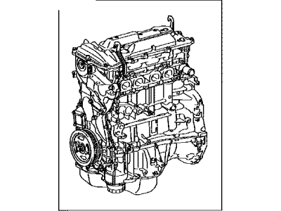 Toyota 19000-0P510 Engine Assembly, Partial