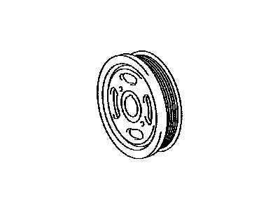Toyota 13470-36010 PULLEY Assembly, CRANKSH