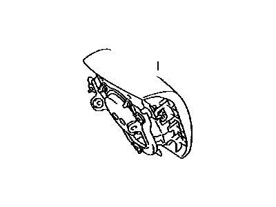 Toyota 45130-08100-C0 Pad Assembly, Steering W