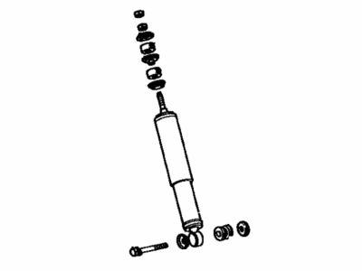 Toyota 48531-19325 Shock Absorber Assembly Rear Right
