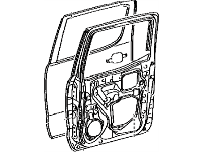 Toyota 67003-04100 Panel Sub-Assy, Rear Door, RH