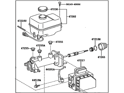 Toyota Tacoma Master Cylinder Repair Kit - 47201-04180