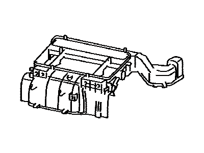 Toyota 88502-04110 Case Sub-Assy, Cooling Unit