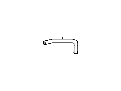 Toyota 16264-75220 Hose, Water By-Pass
