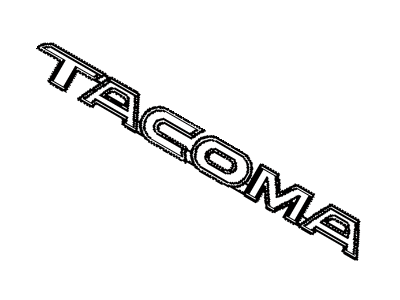 2020 Toyota Tacoma Emblem - 75427-04050