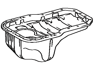 Toyota 12101-74033 Pan Sub-Assembly, Oil