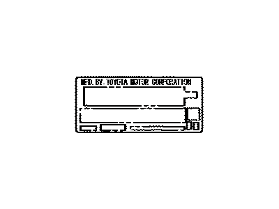 Toyota 74514-33040 Label, Name