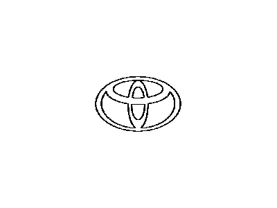 Toyota 75431-0D120 Symbol Emblem