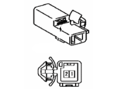Toyota 90980-11967 Housing, Connector Male