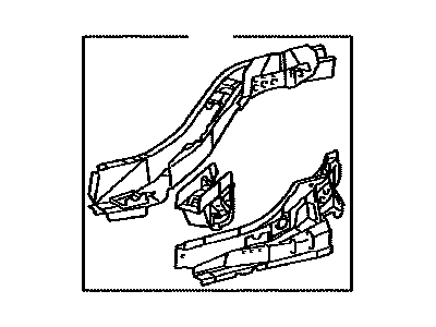 Toyota 57612-02905 Member, Rear Floor Side