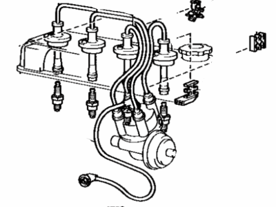 1986 Toyota Tercel Spark Plug Wire - 90919-22133