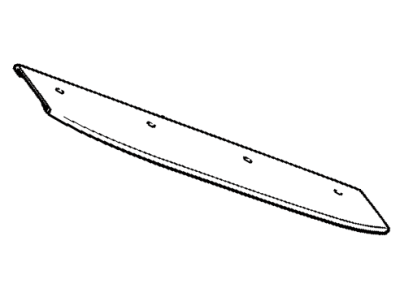 Toyota 64330-12440-04 Panel Assembly, Package Tray Trim