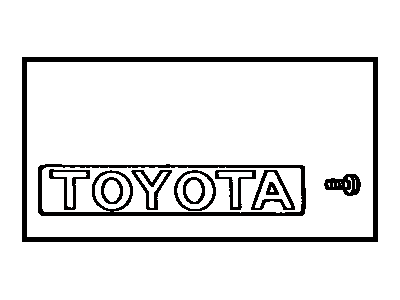 Toyota 75311-80005 Radiator Grille Emblem(Or Front Panel)