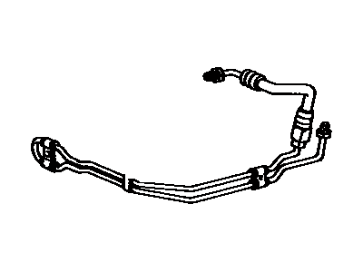 Toyota 44410-12020 Tube Assembly, Pressure Feed
